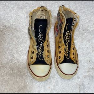 Ed Hardy Vintage high top sneakers